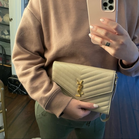 YSL Monogram Clutch - Picture 7 of 8